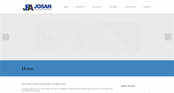 Desktop Screenshot of josanlaw.com